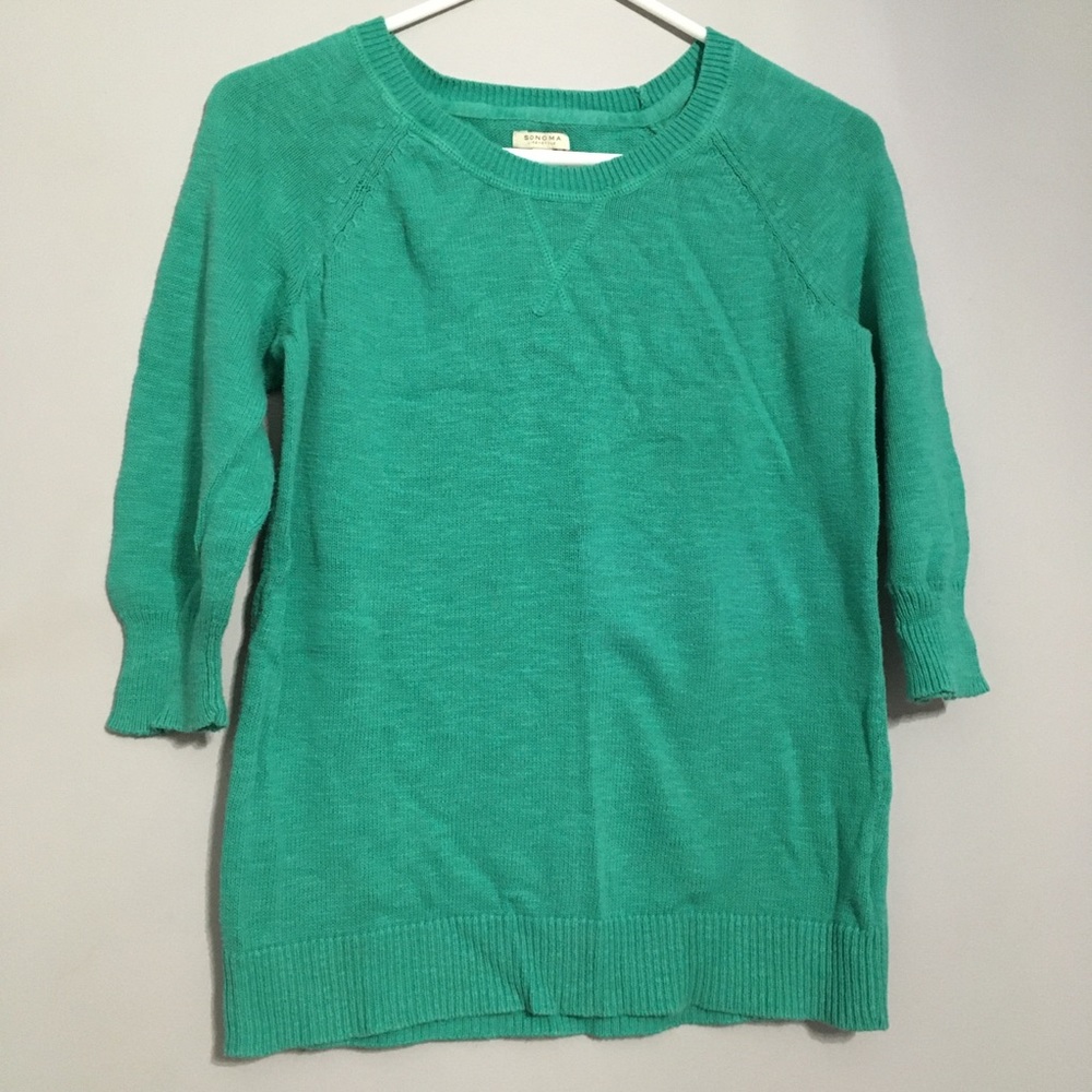 Sea green sweater